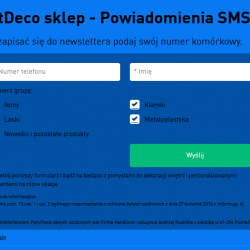 Twoje powiadomienia na SMS