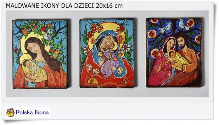 Ikony artystyczne dla dzieci, Urodziny, Chrzest, Komunia Św.