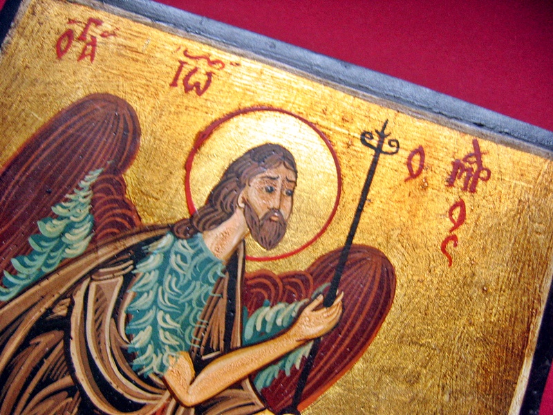 Ikona Jan Chrzciciel Anioł Pustyni