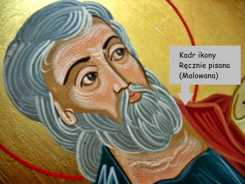 Święty Piotr ikona malowana