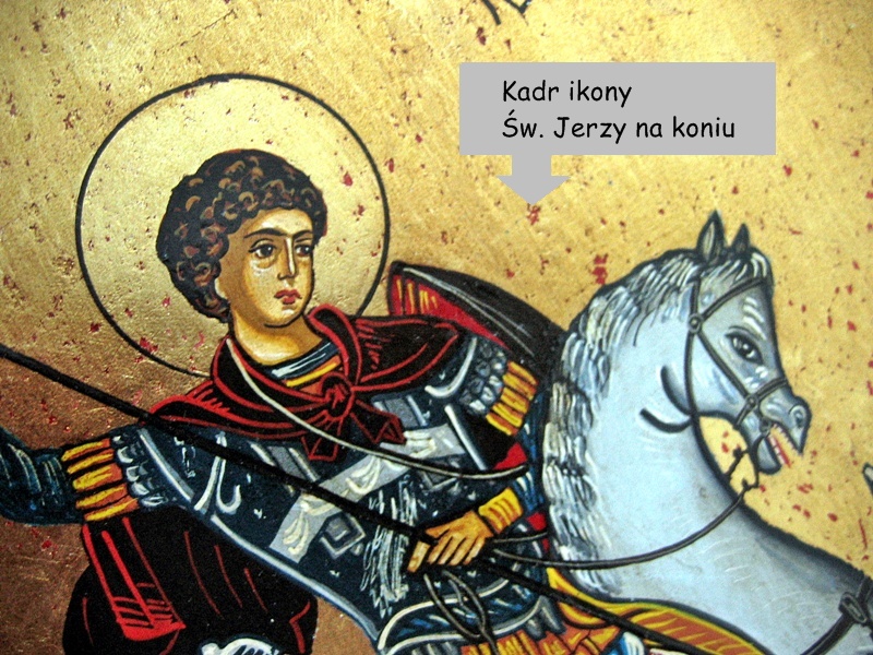 Święty Jerzy na koniu ikona