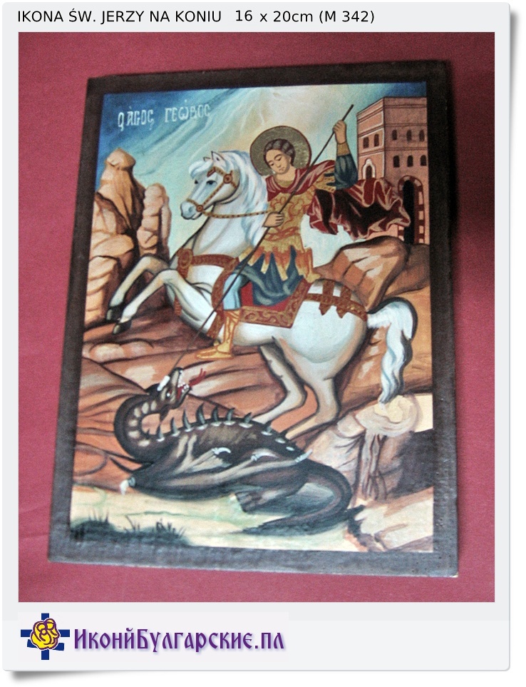 ikona św Jerzy na koniu